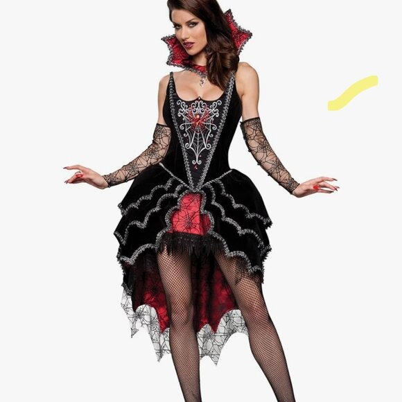 Webbed Mistress Halloween Costume - Picture 1 of 2